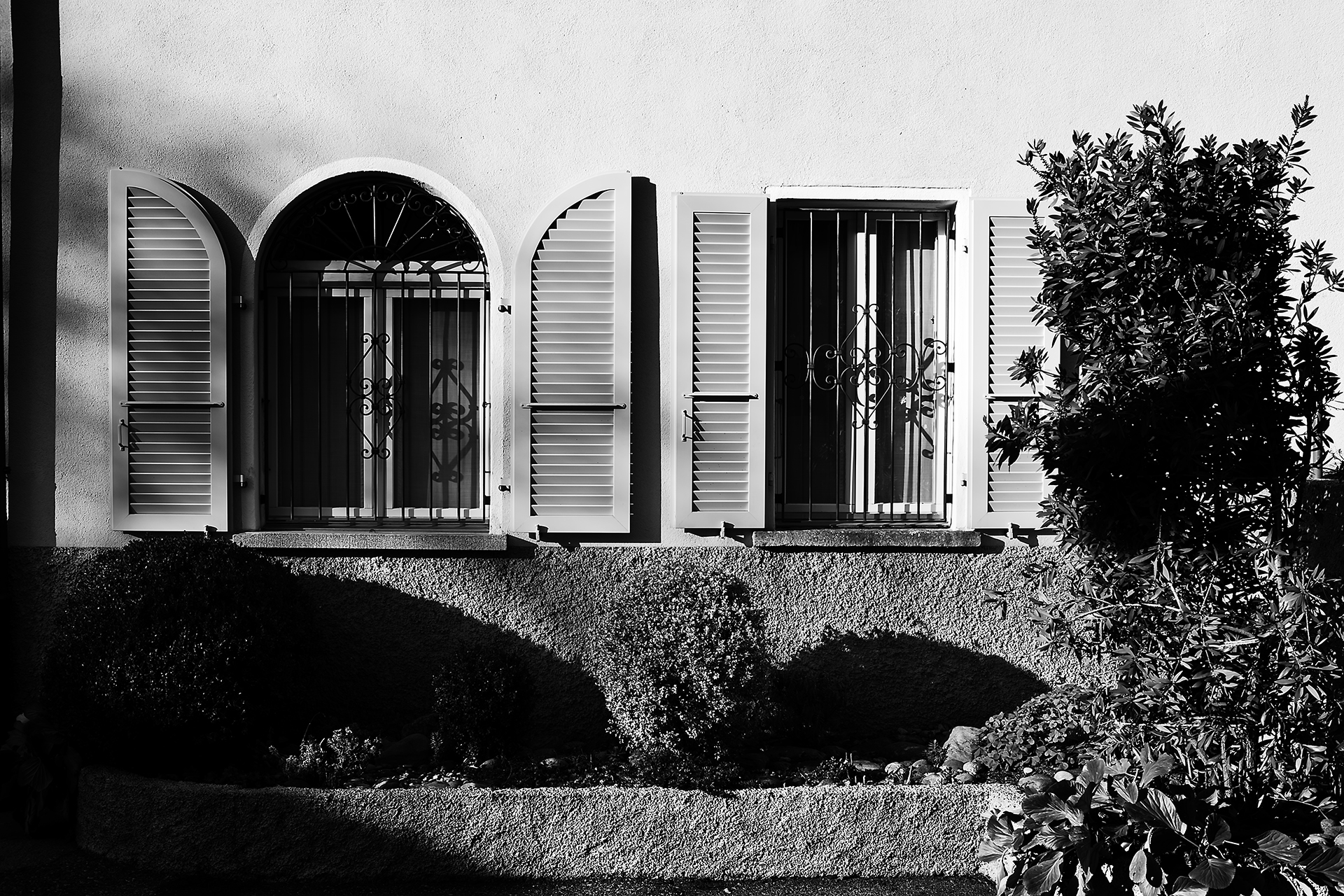 Rimini beach and Adriatic Sea, with a white pole on the beach