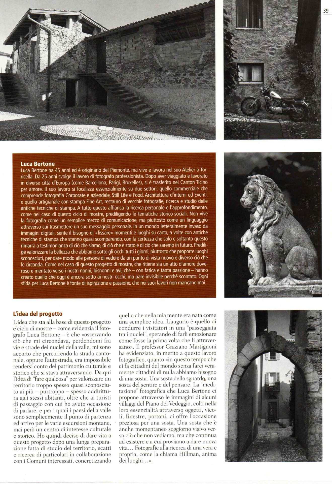 Pubblicazione editoriale Luca Bertone - Il Ceresio pagina 2