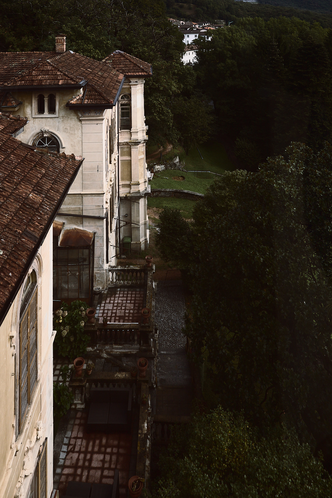 Luca Bertone - The Castle - View from the castle tower, Torricella - Vedeggio Valley - Switzerlannd