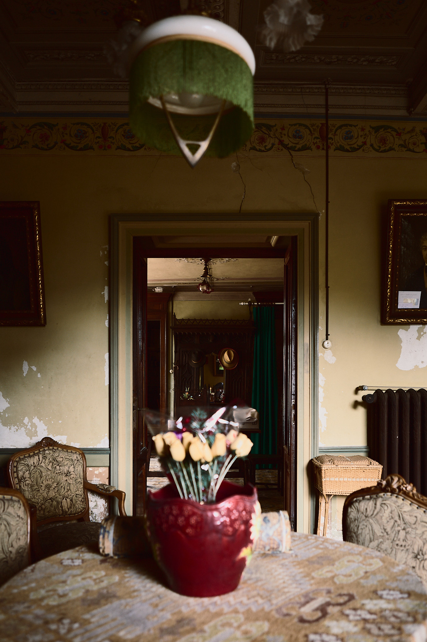 Luca Bertone - The Castle - Flowers on the table, Torricella - Vedeggio Vally - Switzerland