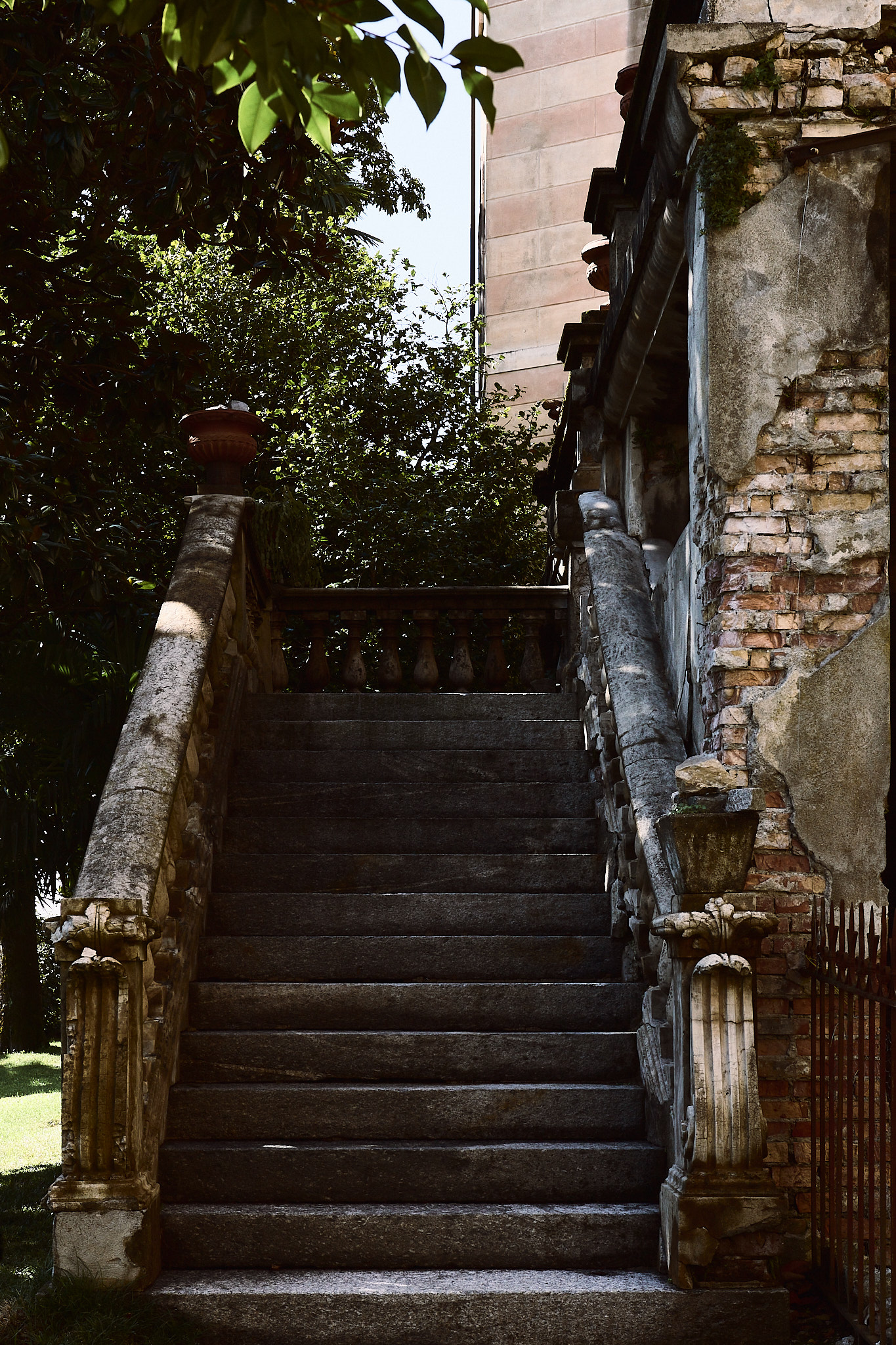 Luca Bertone - The Castle - Staircase providing access to the main terrace, Torricella - Vedeggio Valley- Switzerland