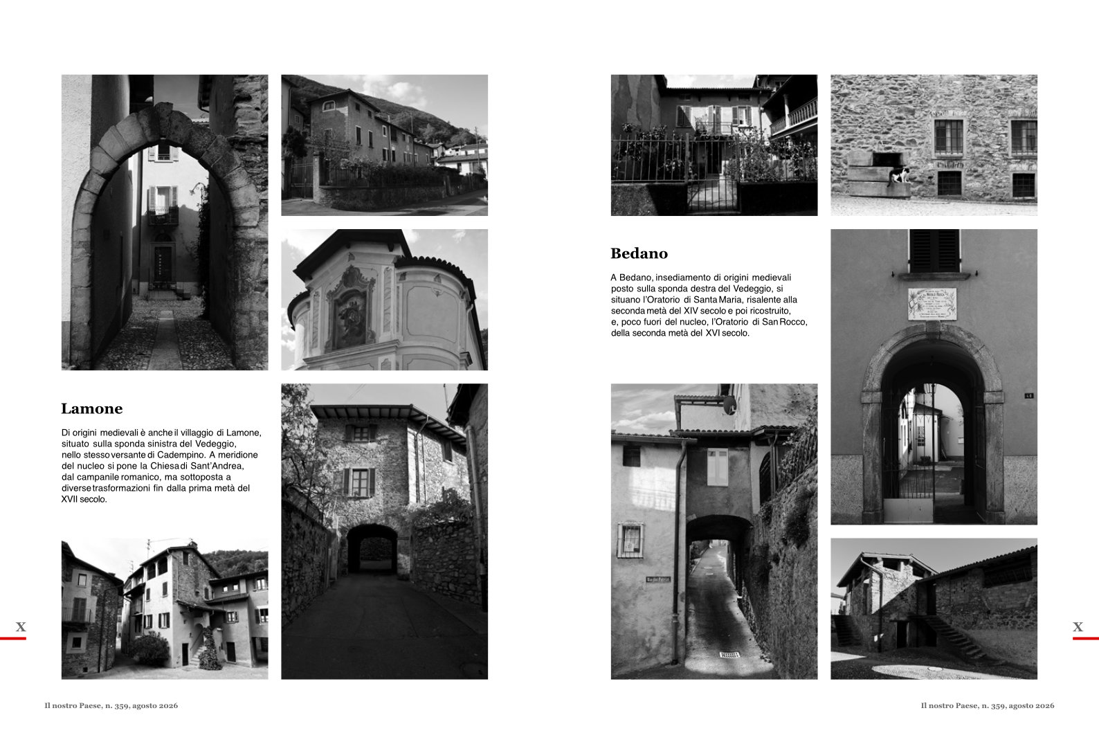 Perle Nascoste — Il nostro Paese n. 359 — Lamone and Bedano